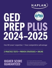 GED Test Prep Plus 2024-2025: Includes 2 Full Length Practice Tests, 1000+ Practice Questions, and 60+ Online Videos