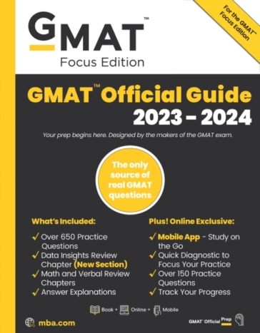 GMAT Official Guide 2023-2024, Focus Edition - GMAC