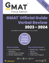 GMAT Official Guide Verbal Review 2023-2024, Focus Edition