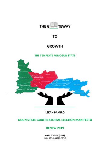 Gateway To Growth - The Template For Ogun State - Lekan Bamiro