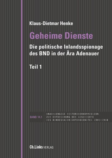 Geheime Dienste - Klaus-Dietmar Henke