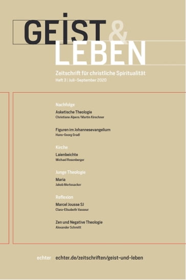Geist & Leben 3/2020 - Verlag Echter