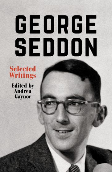 George Seddon - George Seddon