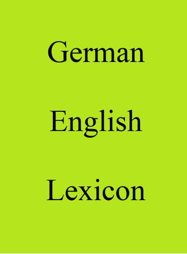 German English Lexicon - Trebor Hog