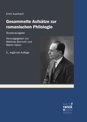 Gesammelte Aufsätze zur romanischen Philologie  Studienausgabe