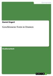 Geschlossene Form in Dramen