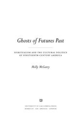 Ghosts of Futures Past