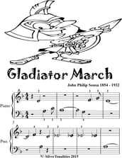 Gladiator March Beginner Piano Sheet Music