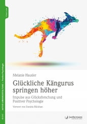 Glückliche Kängurus springen höher