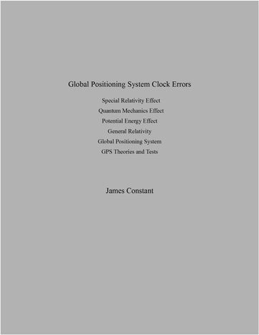 Global Positioning System Clock Errors - James Constant