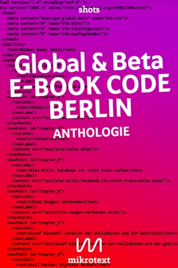 Global & beta - ALAN MILLS - Ansgar Warner - Asal Dardan - Assaf Alassaf - Chloe Ze - Christiane Frohmann - Kathrin Passig