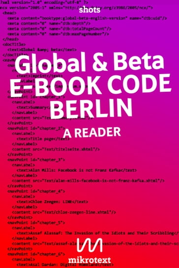 Global & beta English version - ALAN MILLS - Ansgar Warner - Asal Da - Assaf Alassaf - Chloe Zeegen - Christiane Frohmann - Kathrin Passig