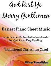 God Rest Ye Merry Gentlemen Easiest Piano Sheet Music