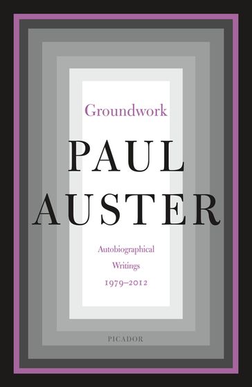 Groundwork - Paul Auster