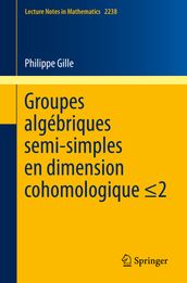 Groupes algébriques semi-simples en dimension cohomologique 2