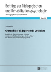 Grundschueler als Experten fuer Unterricht