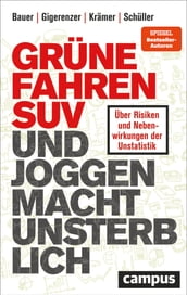 Grune fahren SUV und Joggen macht unsterblich