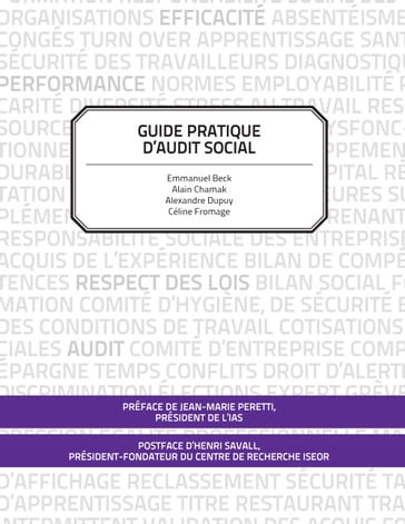 Guide Pratique d'Audit Social de Conformité - Alain Chamak - Alexandre Dupuy - Céline Fromage - Emmanuel Beck