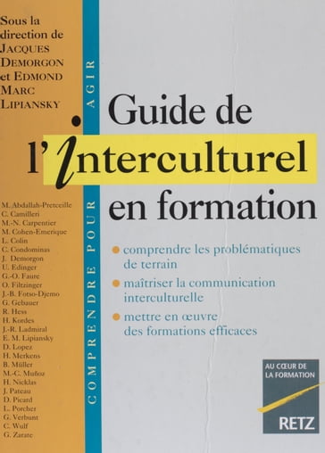 Guide de l'interculturel en formation - Edmond Marc Lipiansky - Jacques Demorgon - Marie-Nelly Carpentier