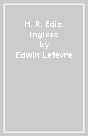 H. R. Ediz. inglese