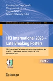 HCI International 2023  Late Breaking Posters