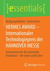 HERMES AWARD Internationaler Technologiepreis der HANNOVER MESSE