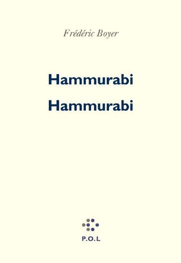 Hammurabi Hammurabi - Frédéric Boyer