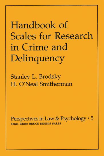 Handbook of Scales for Research in Crime and Delinquency - H. O