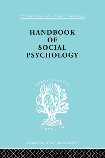 Handbook of Social Psychology - Kimball Young