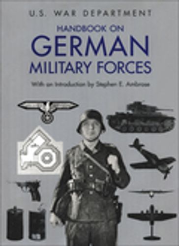 Handbook on German Military Forces - U.S. War Department