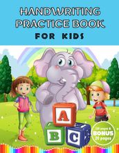 Handwriting Practice Book For Kids