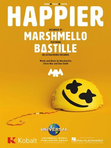 Happier Sheet Music - BASTILLE - Marshmello