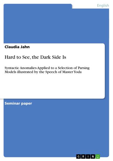 Hard to See, the Dark Side Is - Claudia Jahn