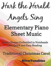 Hark the Herald Angels Sing Elementary Piano Sheet Music