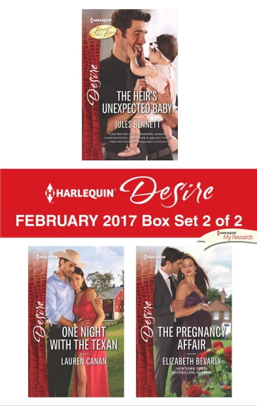Harlequin Desire February 2017 - Box Set 2 of 2 - Elizabeth Bevarly - Jules Bennett - Lauren Canan