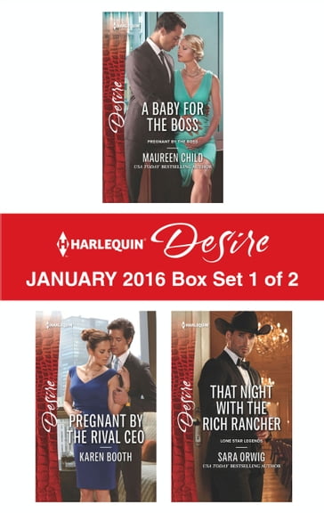 Harlequin Desire January 2016 - Box Set 1 of 2 - Karen Booth - Maureen Child - Sara Orwig