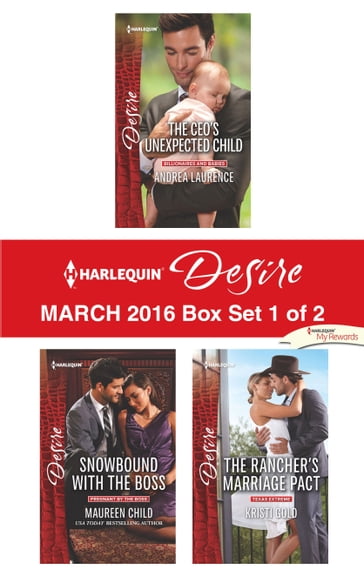 Harlequin Desire March 2016 - Box Set 1 of 2 - Andrea Laurence - Kristi Gold - Maureen Child