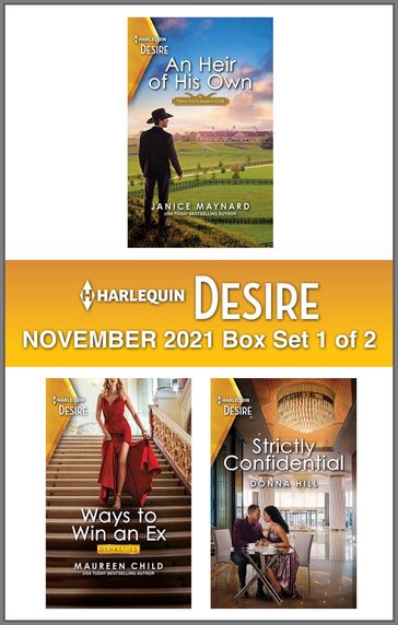 Harlequin Desire November 2021 - Box Set 1 of 2 - Donna Hill - Janice Maynard - Maureen Child