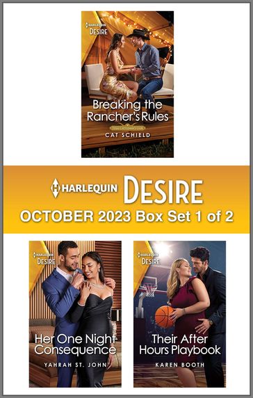 Harlequin Desire October 2023 - Box Set 1 of 2 - Cat Schield - Yahrah St. John - Karen Booth