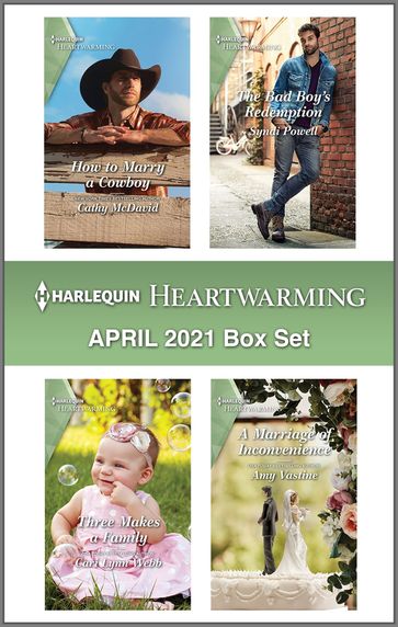 Harlequin Heartwarming April 2021 Box Set - Amy Vastine - Cari Lynn Webb - Cathy McDavid - Syndi Powell