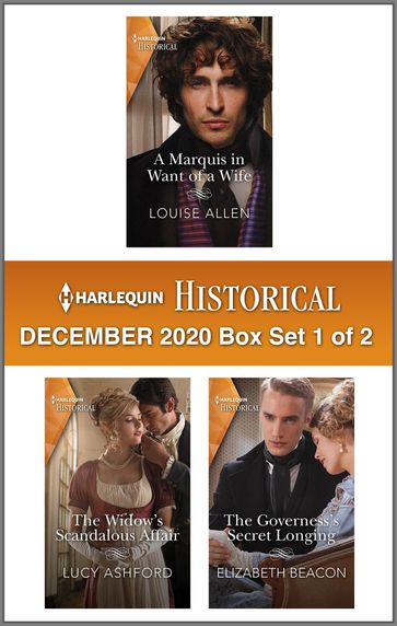 Harlequin Historical December 2020 - Box Set 1 of 2 - Louise Allen - Lucy Ashford - Elizabeth Beacon