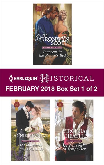 Harlequin Historical February 2018 - Box Set 1 of 2 - Annie Burrows - Bronwyn Scott - Virginia Heath