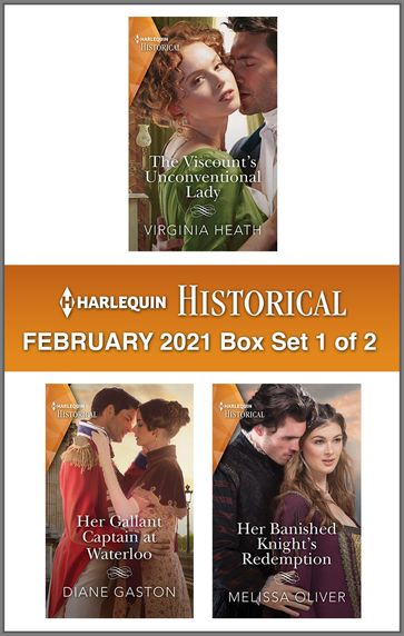 Harlequin Historical February 2021 - Box Set 1 of 2 - Virginia Heath - Diane Gaston - Melissa Oliver