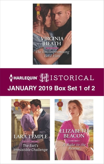Harlequin Historical January 2019 - Box Set 1 of 2 - Elizabeth Beacon - Lara Temple - Virginia Heath