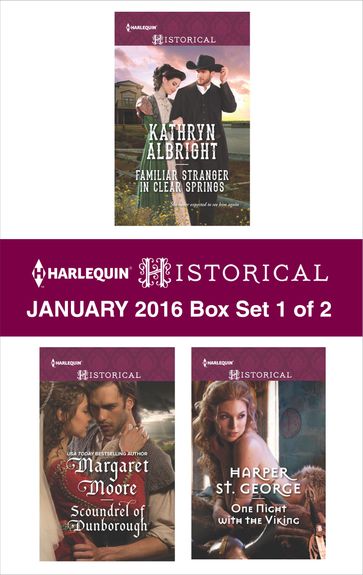 Harlequin Historical January 2016 - Box Set 1 of 2 - Harper St. George - Kathryn Albright - Margaret Moore
