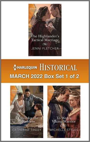Harlequin Historical March 2022 - Box Set 1 of 2 - Catherine Tinley - Jenni Fletcher - Michelle Styles