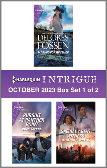 Harlequin Intrigue October 2023 - Box Set 1 of 2 - Delores Fossen - Cindi Myers - R. Barri Flowers