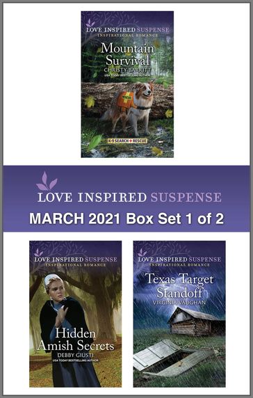 Harlequin Love Inspired Suspense March 2021 - Box Set 1 of 2 - Christy Barritt - Debby Giusti - Virginia Vaughan
