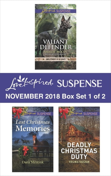 Harlequin Love Inspired Suspense November 2018 - Box Set 1 of 2 - Dana Mentink - Shirlee McCoy - Virginia Vaughan