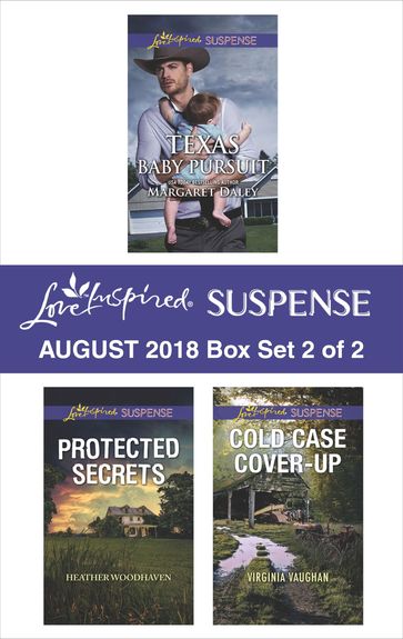 Harlequin Love Inspired Suspense August 2018 - Box Set 2 of 2 - Heather Woodhaven - Margaret Daley - Virginia Vaughan